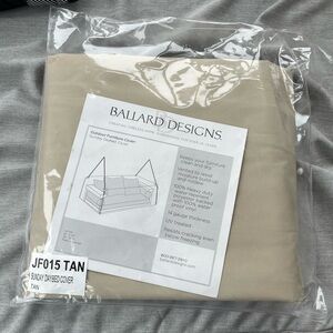 Ballard Designs Tan outdoor Daybed swing Cover